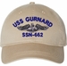 USS Gurnard SSN-662 with Dolphins Unstructured Dad Cap