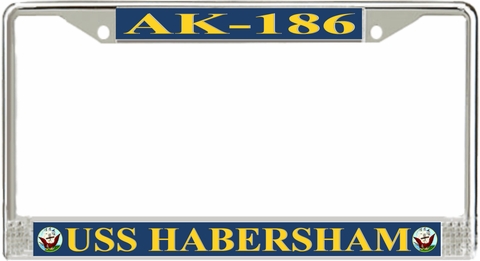 USS Habersham AK-186 License Plate Frame
