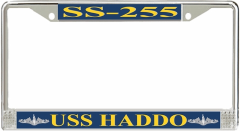 USS Haddo SS-255 License Plate Frame