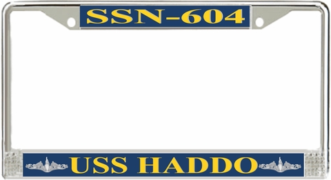 USS Haddo SSN-604 License Plate Frame