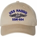 USS Haddo SSN-604 with Dolphins Unstructured Dad Cap