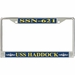 USS Haddock SSN-621 License Plate Frame
