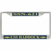 USS Haddock SSN-621 License Plate Frame