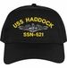 USS Haddock SSN-621 with Dolphins Custom Embroidered Cap