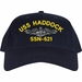 USS Haddock SSN-621 with Dolphins Custom Embroidered Cap