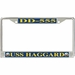 USS Haggard DD-555 License Plate Frame