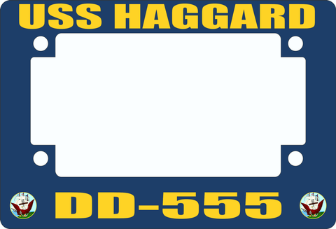 USS Haggard DD-555 Motorcycle Frame