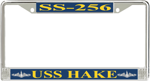 USS Hake SS-256 License Plate Frame