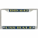 USS Hale DD-642 License Plate Frame