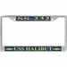 USS Halibut SS-232 License Plate Frame
