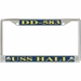USS Hall DD-583 License Plate Frame
