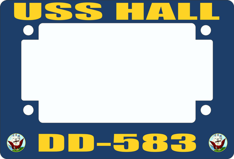 USS Hall DD-583 Motorcycle Frame