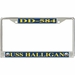 USS Halligan DD-584 License Plate Frame