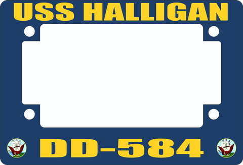 USS Halligan DD-584 Motorcycle Frame