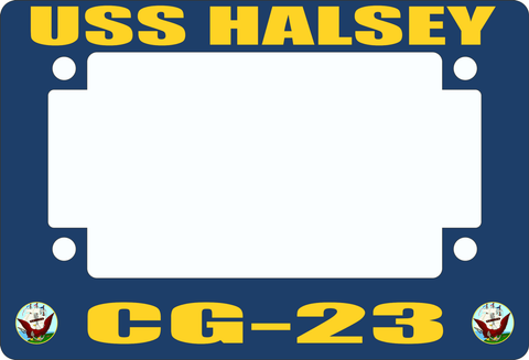 USS Halsey CG-23 Motorcycle Frame