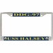 USS Halsey DDG-97 License Plate Frame