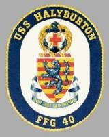 USS Halyburton FFG 40 Patch