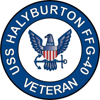 USS Halyburton FFG-40 Veteran Decal Sticker