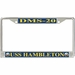 USS Hambleton DMS-20 License Plate Frame