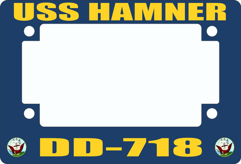 USS Hamner DD-718 Motorcycle Frame