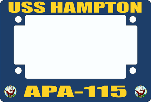 USS Hampton APA-115 Motorcycle Frame