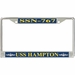 USS Hampton SSN-767 License Plate Frame