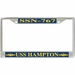 USS Hampton SSN-767 License Plate Frame