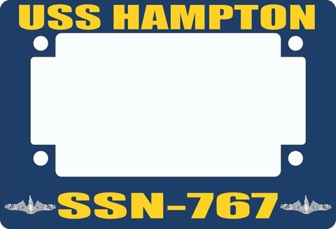 USS Hampton SSN-767 Motorcycle Frame