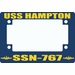 USS Hampton SSN-767 Motorcycle Frame