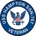 USS Hampton SSN-767 Veteran Decal Sticker