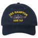 USS Hampton SSN-767 with Dolphins Unstructured Dad Cap