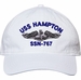 USS Hampton SSN-767 with Dolphins Unstructured Dad Cap