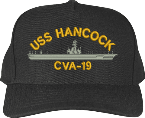 USS Hancock CVA-19 Custom Embroidered Cap