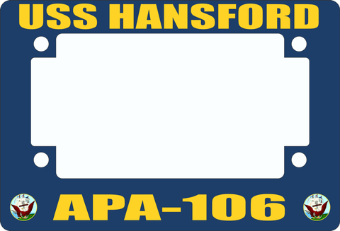USS Hansford APA-106 Motorcycle Frame
