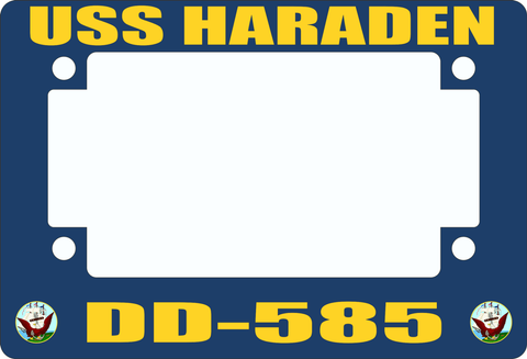USS Haraden DD-585 Motorcycle Frame