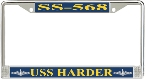 USS Harder SS-568 License Plate Frame