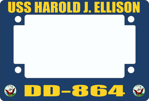 USS Harold J. Ellison DD-864 Motorcycle Frame