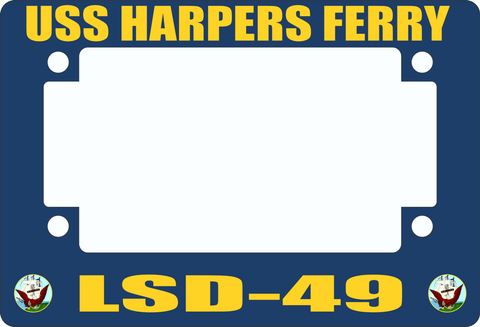 USS Harpers Ferry LSD-49 Motorcycle Frame