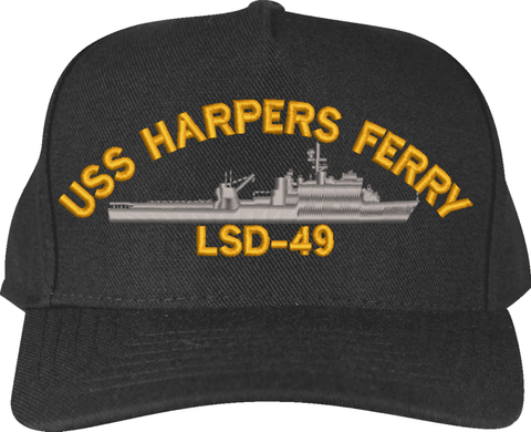 USS Harpers Ferry LSD-49 Ships Custom Embroidered Cap