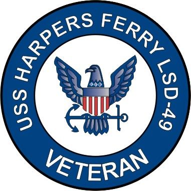 USS Harpers Ferry LSD-49 Veteran Decal Sticker