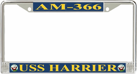 USS Harrier AM-366 License Plate Frame