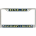USS Harry F. Bauer DM-26 License Plate Frame