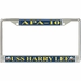USS Harry Lee APA-10 License Plate Frame