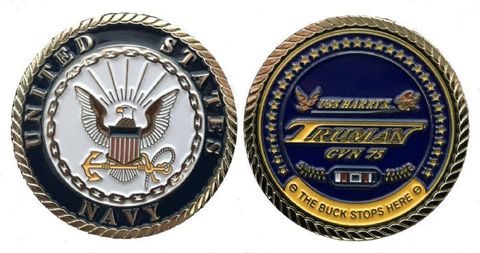 USS Harry S. Truman Challenge Coin Enlisted