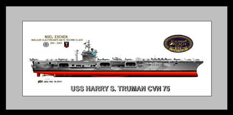 USS Harry S. Truman CVN-75 Print