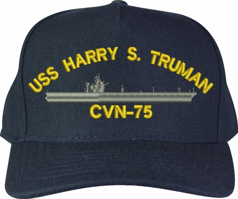 USS Harry S. Truman CVN-75 U.S. Made Cap