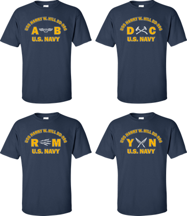 USS HARRY W. HILL DD-986 Rates Apparel