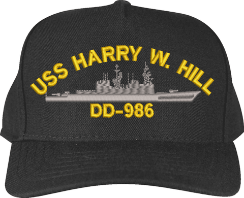 USS Harry W. Hill DD-986 Ship Custom Embroidered Cap