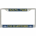 USS Hartford SSN-768 License Plate Frame