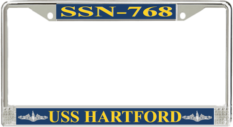 USS Hartford SSN-768 License Plate Frame
